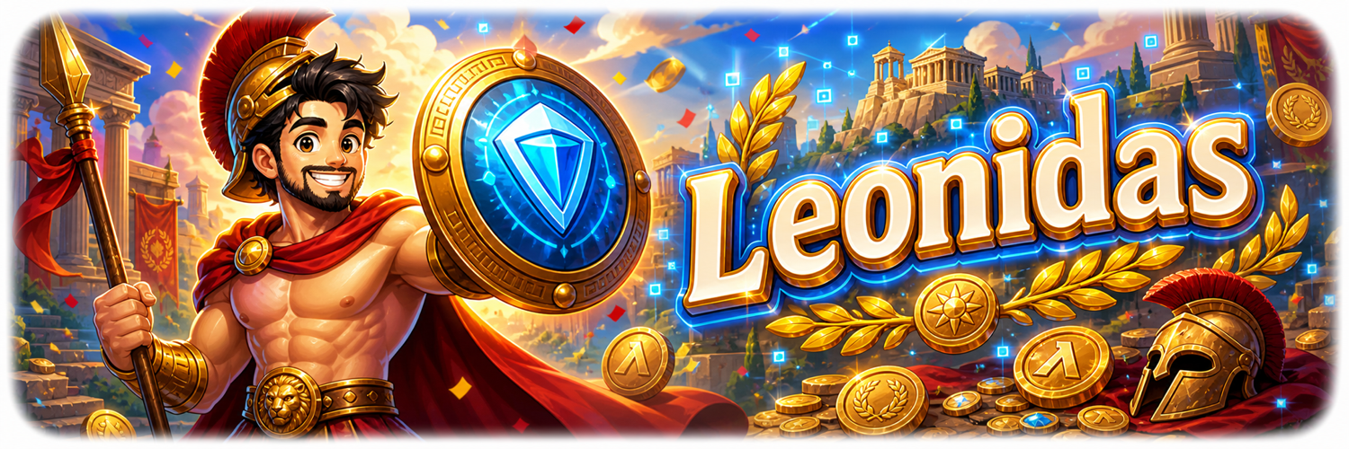 Leonidas cartoon banner